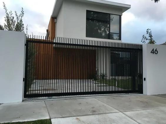 Pagar besi sederhana minimalis Bintaro Tangerang Selatan